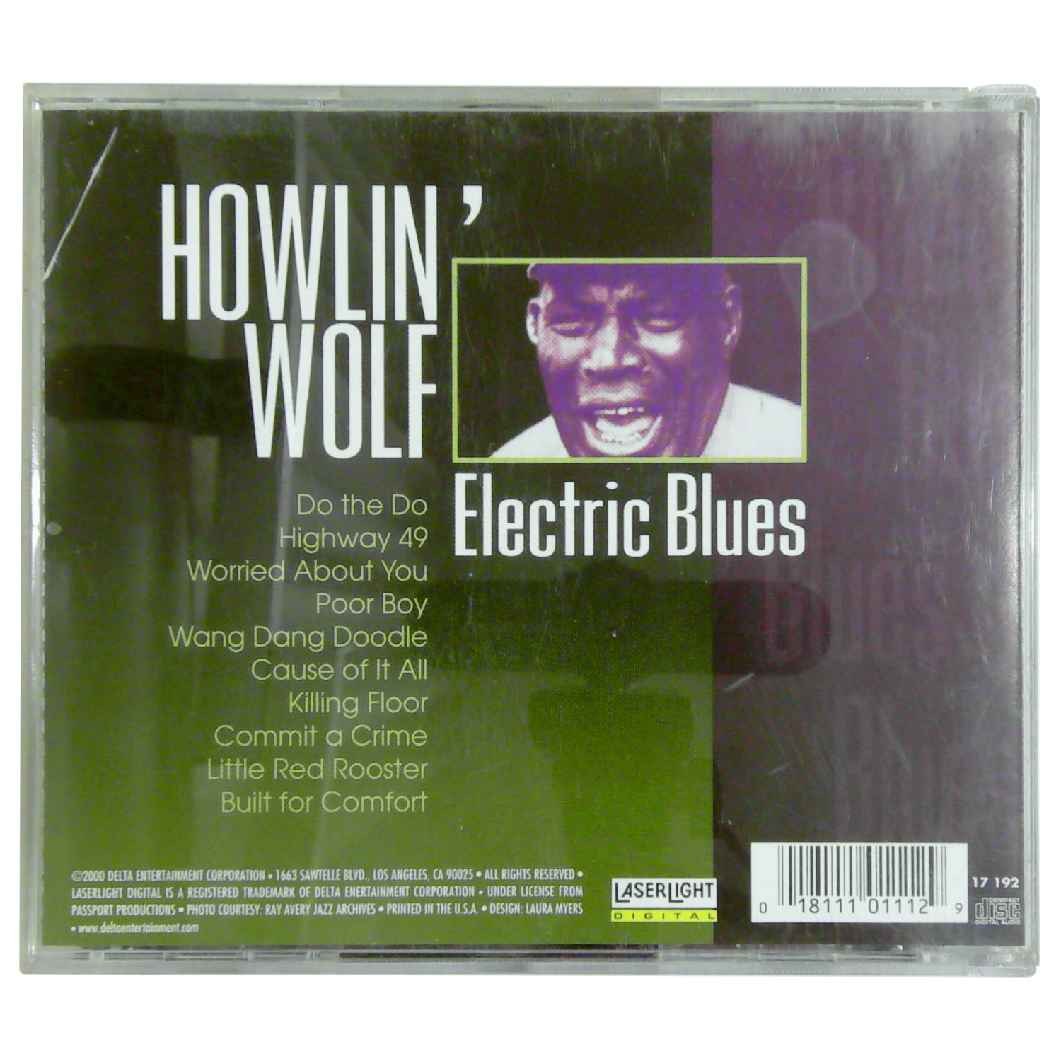 Back Picture of CD - Howlin Wolf - Electric Blues